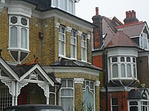 Ornate Edwardian architecture (seen here in Sutton, United Kingdom) Bridgefield Road Sutton Surrey Greater London.JPG