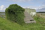 Pansarvärnsbunker XXI för försvaret av Skanörs hamn.