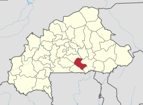 Localisation de Zoundwéogo