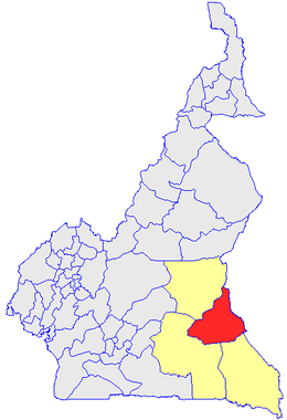 Department location in Cameroon