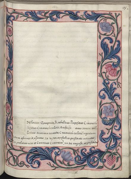 Polish illuminated manuscript