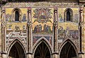 Mosaikk på sørfasaden til St. Vitus-katedralen i Praha frå 1300-talt.