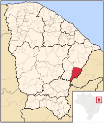 Serra do Pereiro – Mappa