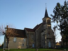 L'entrée de l'église, en 2012.