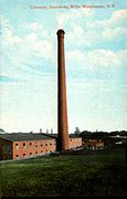 Chimney, Amoskeag Millyard, Manchester, New Hampshire, 1883