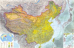Vänster: Regionen Kina rymmer 10 miljoner kvadratkilometer och mer än 1 miljard människor. Höger: Jackie Chan fredar sig framgångsrikt på filmduken.
