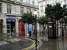 Contrasting phone boxes in Southampton Street - geograph.org.uk - 1023324.jpg