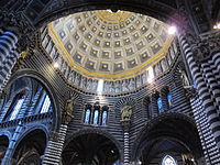 The dome of Siena Cathedral. Duomo di siena, cupola, interno 01.JPG