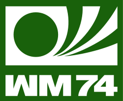 הלוגו הרשמי של מונדיאל 1974