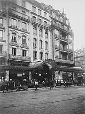 Le magasin 1 rue du Pont-Neuf en 1917.