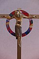 Figuraler gekreuzigter Jesus, Vortragekreuz in der Filialkirche Aigen im Ennstal, um 1992