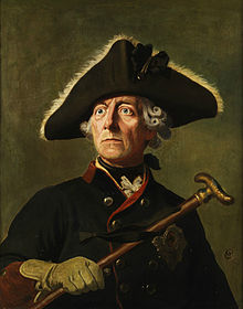 Portrait painting of Frederick the Great