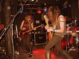 Gallhammer performing in Glasgow, 2008