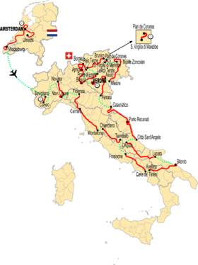 Karte 93. Giro d’Italia