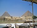 Die Gizeh Pyramiden und die Sphinx