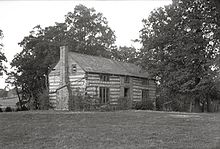 small log cabin