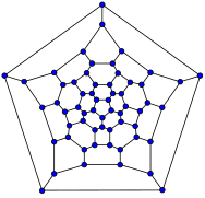 60-fullereno (grafo icosaédrico truncado)