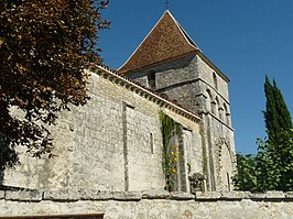 De kerk van Les Graulges