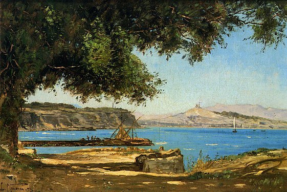 Tamerici sul mare presso Marsiglia (1871)