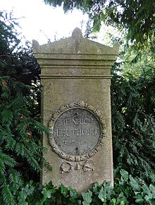 Heinrich Leuthold (1827–1879) Dichter, Übersetzer, Journalist. Grab, Friedhof Rehalp, Zürich