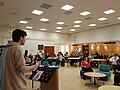 History undergraduate Tomas Sanders speaking on Black History Month.