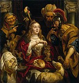 The Banquet of Cleopatra, Getty Museum, 1653, by Jacob Jordaens