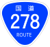 National Route 278 shield