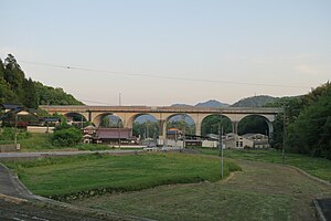 椛坂高架橋（北側から撮影）