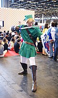 Link est le héros de la franchise (cosplay).