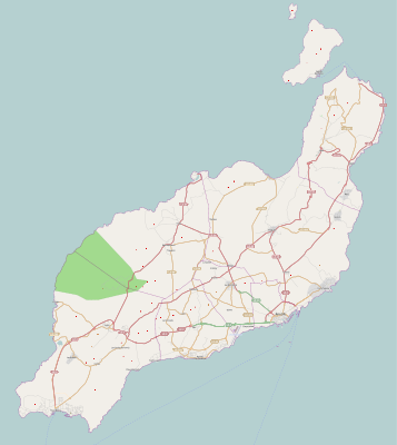 Location map Lanzarote