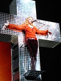 Madonna durante un concierto en 2006.