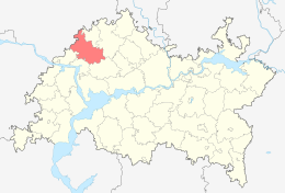 Vysokogorskij rajon – Mappa