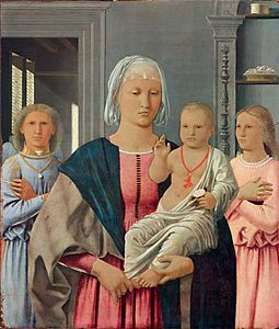 Madonna di Senigallia et deux anges