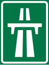 Straßenschild grün „Autobahn“