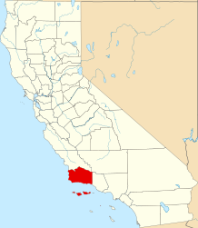 Contea di Santa Barbara – Mappa