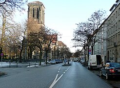 Marienstraße mit Gartenkirche