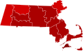 1824 United States Presidential Election in Massachusetts by County