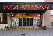 Styrmansgatanin lopussa Karlaplanin laidalla sijaitsee teatteri Maxim.