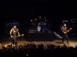 The Misfits performing in Chile, 2010