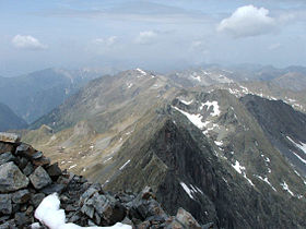 Vue depuis le Pizzo del Diavolo di Tenda.