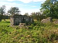 The ruins of the old Mosside farmhouse which was demolished in 1971.[31]