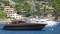 Motoryacht Typ Pershing 76 vor Sant Elm, Mallorca, Spanien (2007) [492], [493]