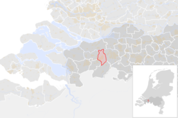 Locatie van de gemeente Etten-Leur (gemeentegrenzen CBS 2016)