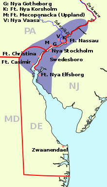 Kolonin Nya Sverige 1638-1655