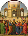 Lo Perugino - La Nòça de la Verge (entre 1500 e 1504) Musèu de las Bèlas Arts de Can