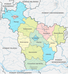 Plan powiatu płońskiego