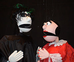 Marionettes-transformers. PHANTOM of the OPERA, marionettes-transformers, Nikolai Zykov Theatre, Russia.JPG