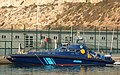 Patrullero clase Alcotán Fénix en su base del puerto de Almería.