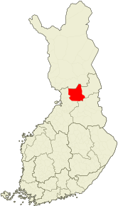 Poziția localității Pudasjärvi