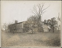 Royall House and slave quarters, Medford, Mass., November 2, 1920. Leon Abdalian Collection, Boston Public Library